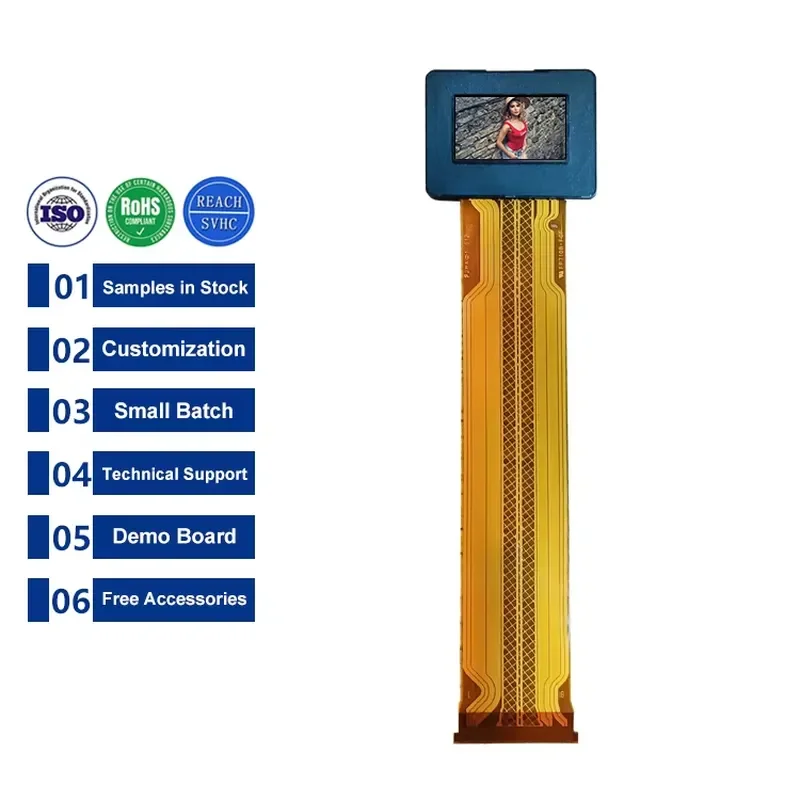 ECX335AF Mini AR Organic Light Emitting Diode LCD 0.71 inch 1920 * 1080 Miniature Organic Light Emitting Diode AMOLED Display