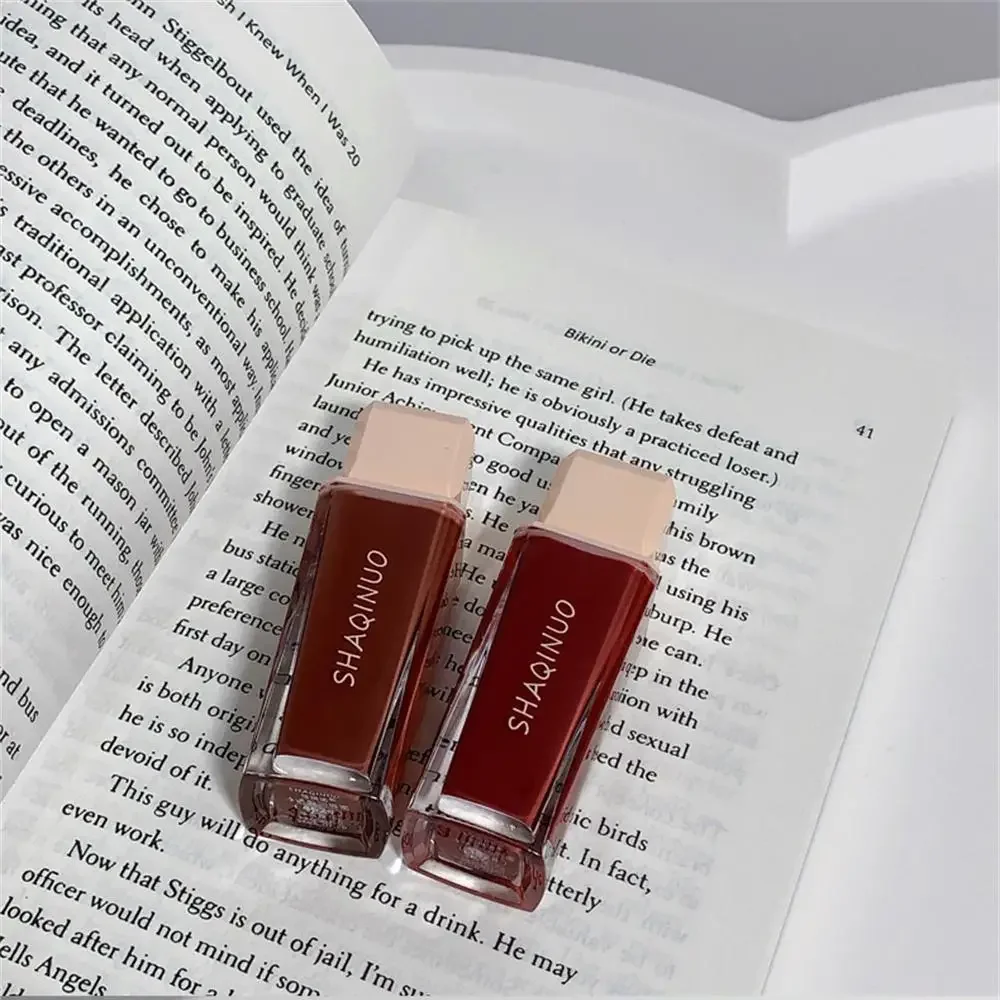 Heallor Glossy Plumping Lip Tempting Spicy Lip Care Luxurious Texture Cosmetic Radiant Lip Gloss Moisturizing Chili Lipstick