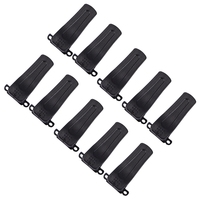 10Pcs Clamps Original For Baofeng Bf 888S Belt Clip For BF-666S BF-888S Uv-B5 B6 6R Retevis H-777 Radio Walkie Talkie Accessorie