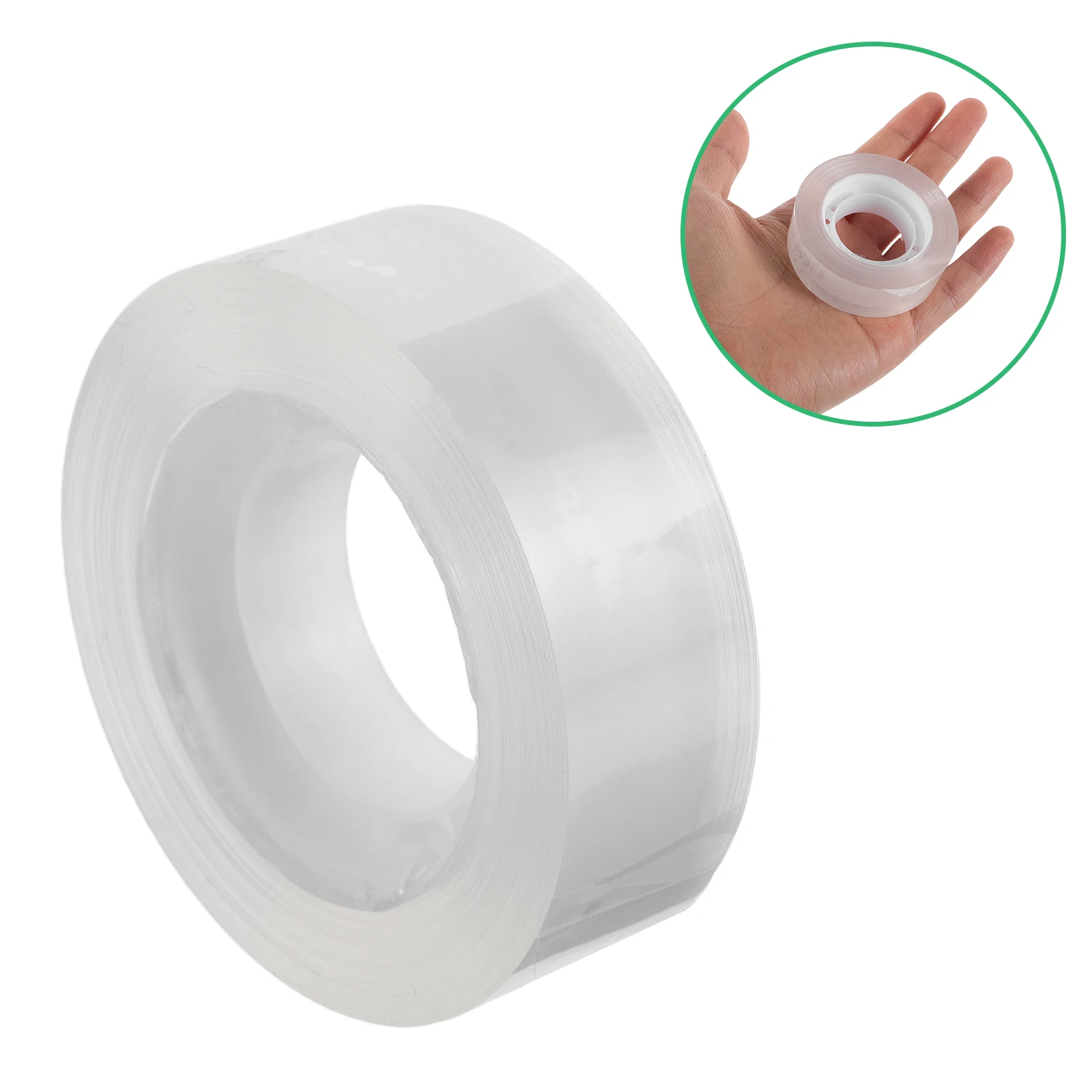 48 Rolls Transparent Tape Clear Office Refills Ultra Adhesive Strength School Packing Invisible Refill Sticky Glue