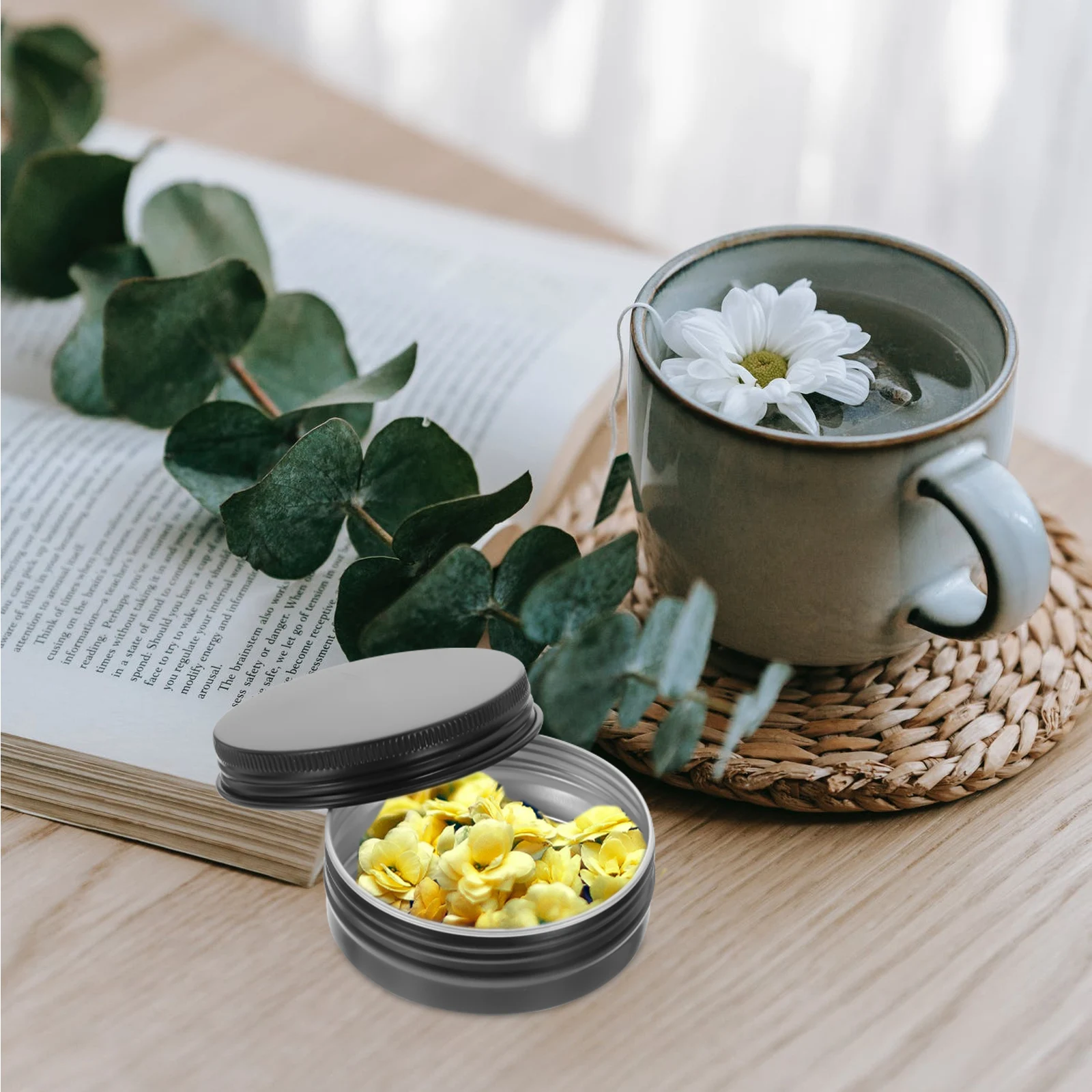 

8pcs Mini Canister For Tea Coffee Beans Storage Household Dry Food Organizer Tea Gift Container Jar Cosmetics Container