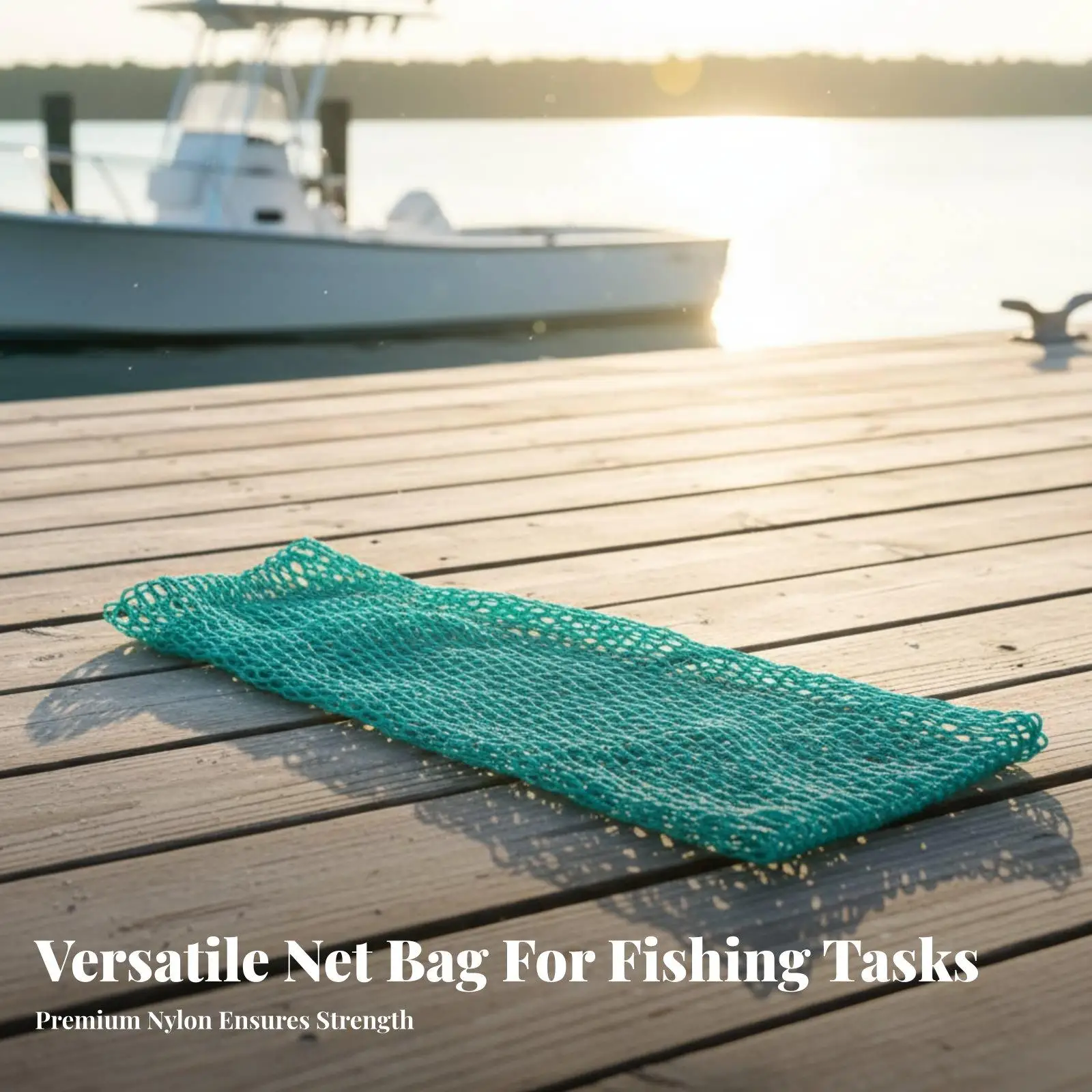 Landing Net Mesh Durable Nylon Fishing Net Bag for Commercial Fish Handling in High-demand Environments