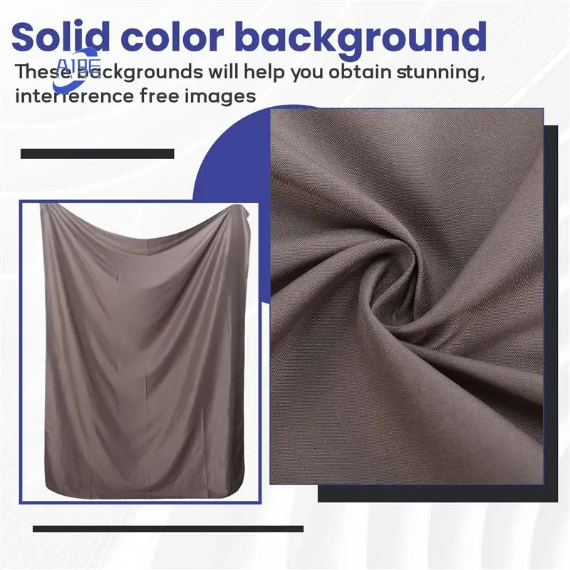 

A19E-1.5X2m Photography Background Backdrop Cloth For Photo Studio Video Props Solid Color Wall Decor