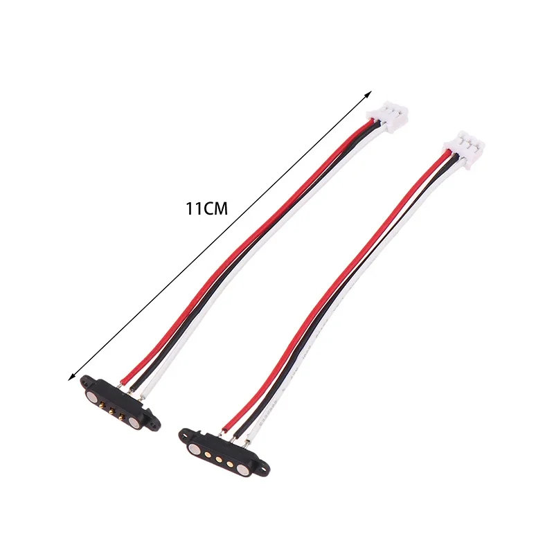 2PCS 2/3/4Pin Man Vrouw Adapter 2A Magnetische Verlengkabel Connector Voor RC Modellen Upgrade onderdelen Accessoires