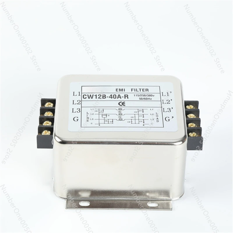 Power Filter 220V Terminal Block CW12B-30A/40A/10a-r Three-Phase Three-Wire 380V