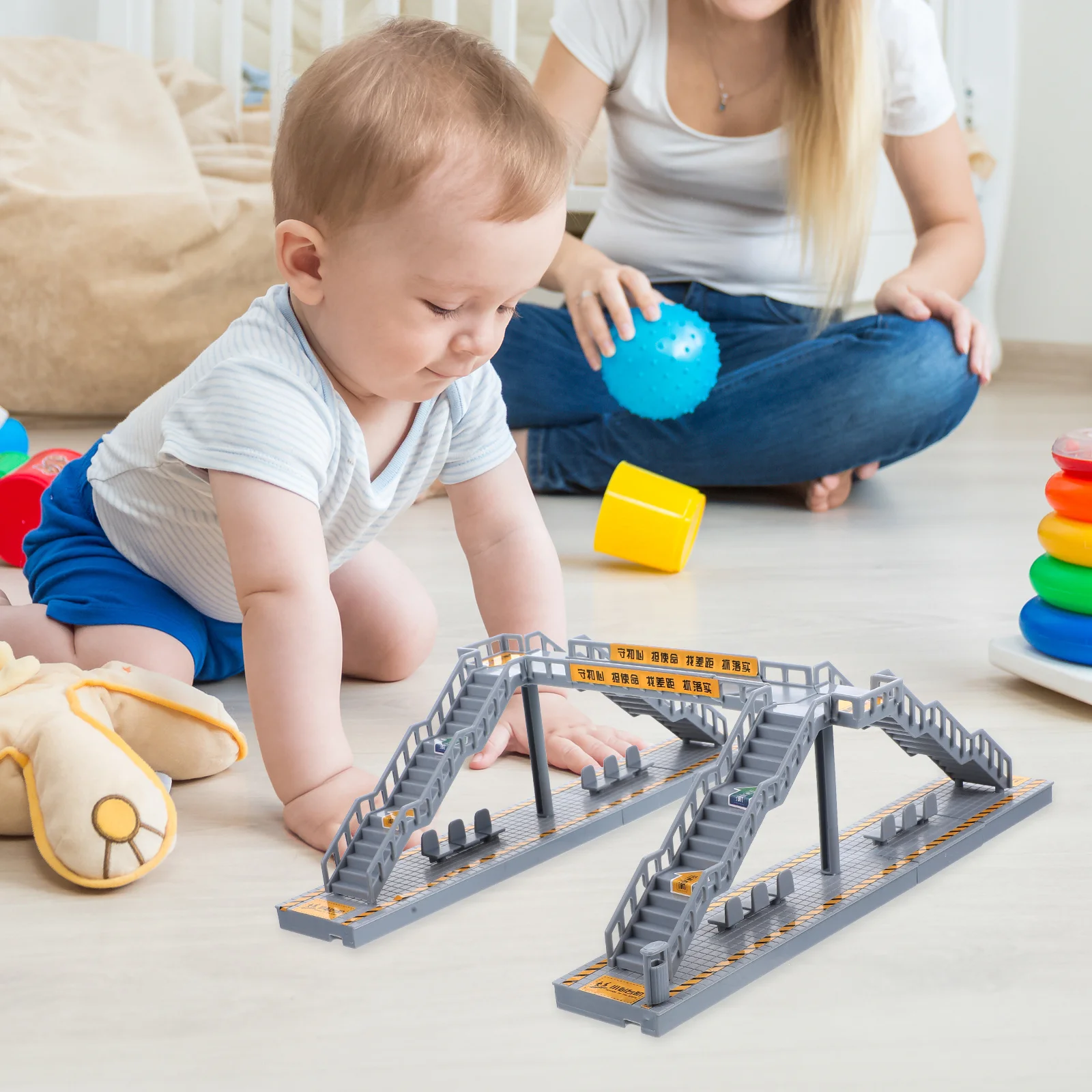 

1 set 1 Set Of Miniature Footbridge For Sand Table Diy Material Plastic Building Decor Railway Scenery Ornament Home Garden