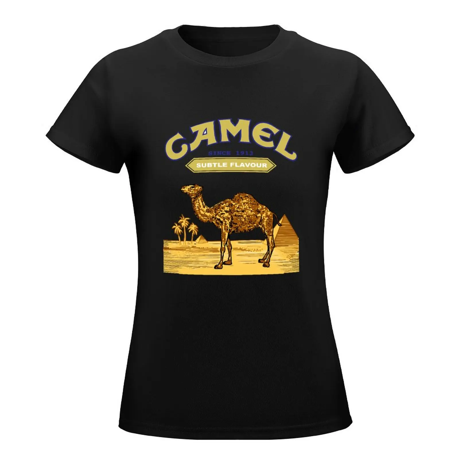 Camel Cigarettes T-Shirt graphics summer tops lady clothes plus size t shirts for Women loose fit