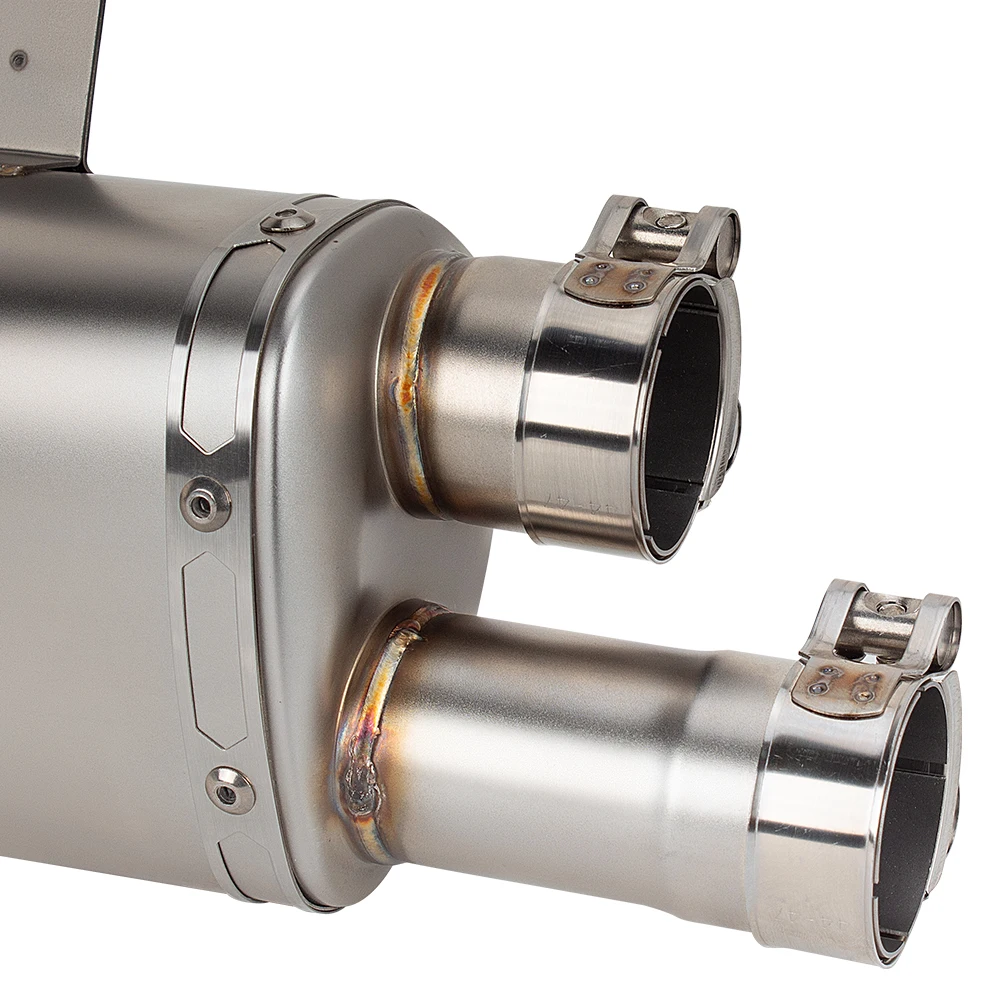 ل انتصار سرعة الثلاثي 1200 RR RS الانزلاق على خط السباق دراجة نارية العادم أنابيب طرفية الفولاذ الخمار ربط الرأس الأصلي