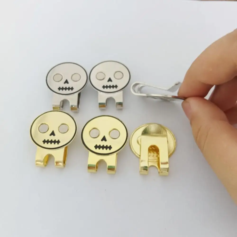 Magnetic Skull Design Magnetic Hat Clip Integrated Molding Skull Design Skull Magnetic Golf Ball Marker Professional