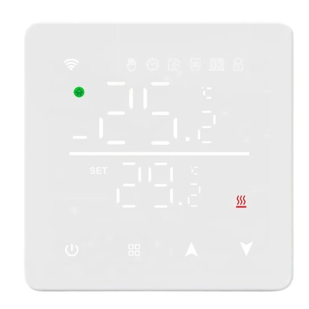 WIFI-Connected For Smart Thermostat for Residential Underfloor and Wall-Hung Boiler Heating with Lock Functionality