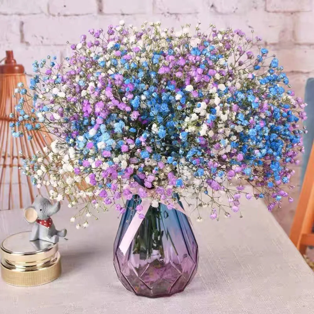 80g Félkegyelmű Aszalt gypsophile virágos esküvői decoratie Átköltés Baba Fuvalom Befőtt virágok Bokréta hoom karácsonyi dekor