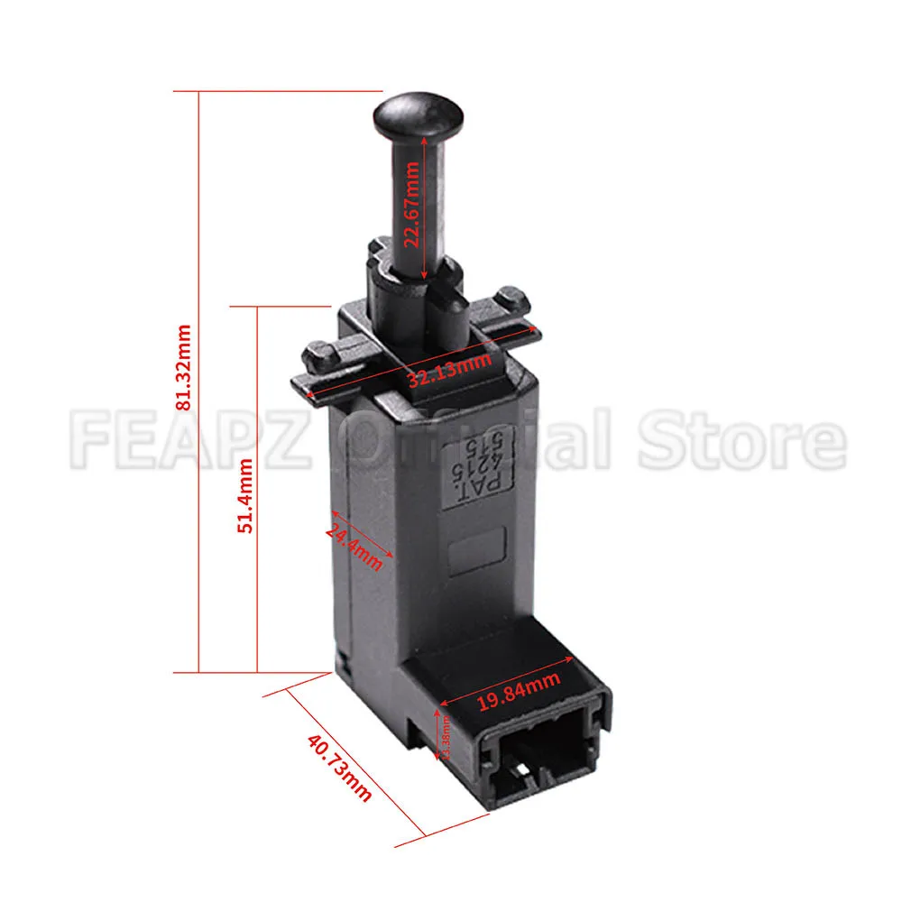 Brake Stop Pedal Light Switch For Land Rover Discovery 2 1999-2004 FREELANDER 1 2001-2006 XKB000010 XKB100170