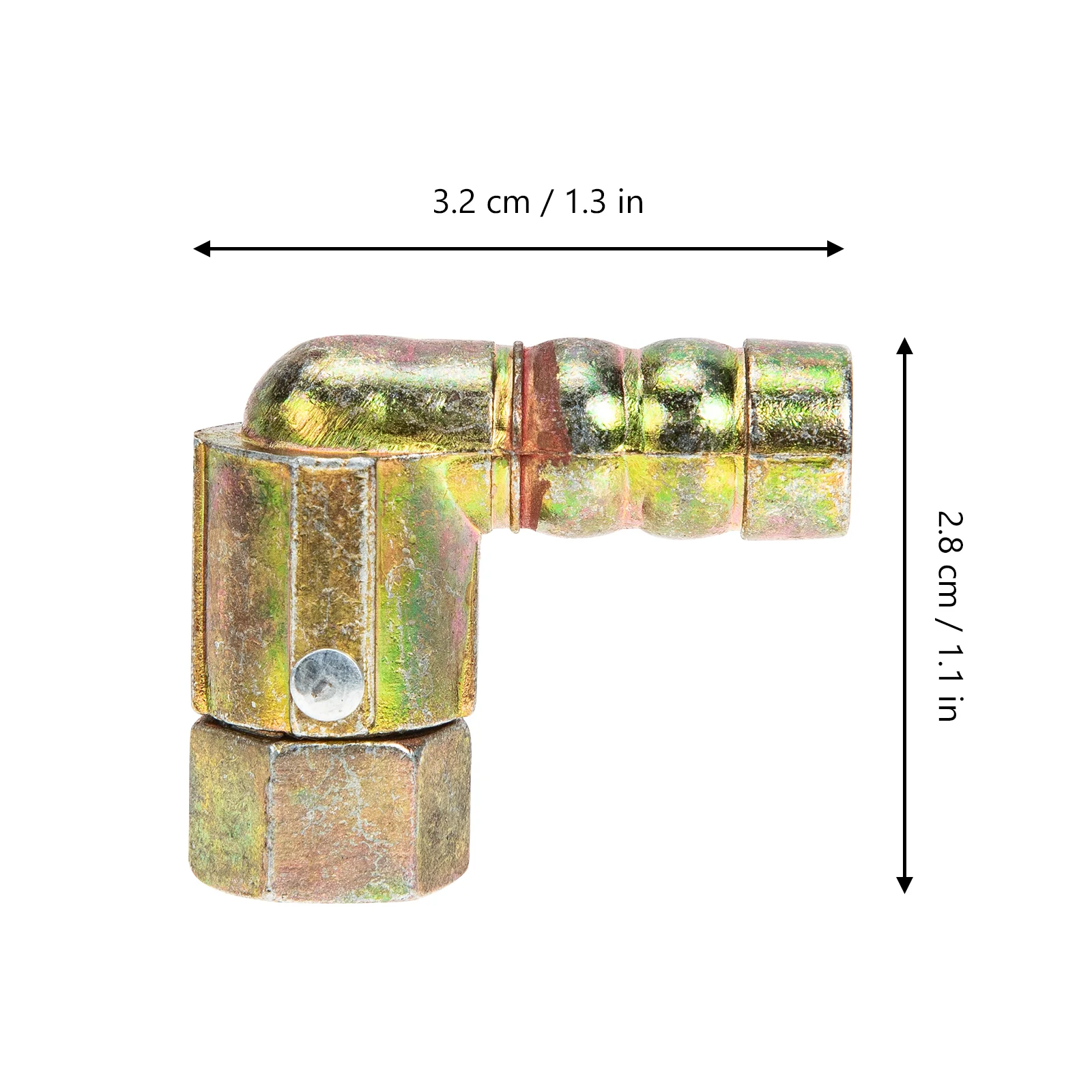 

6pcs Full Copper Stove Tube Adapter Durable Gas Elbow Connector Pipeline Joint For Water Hose Gas Pipe Kitchen Stove Connector