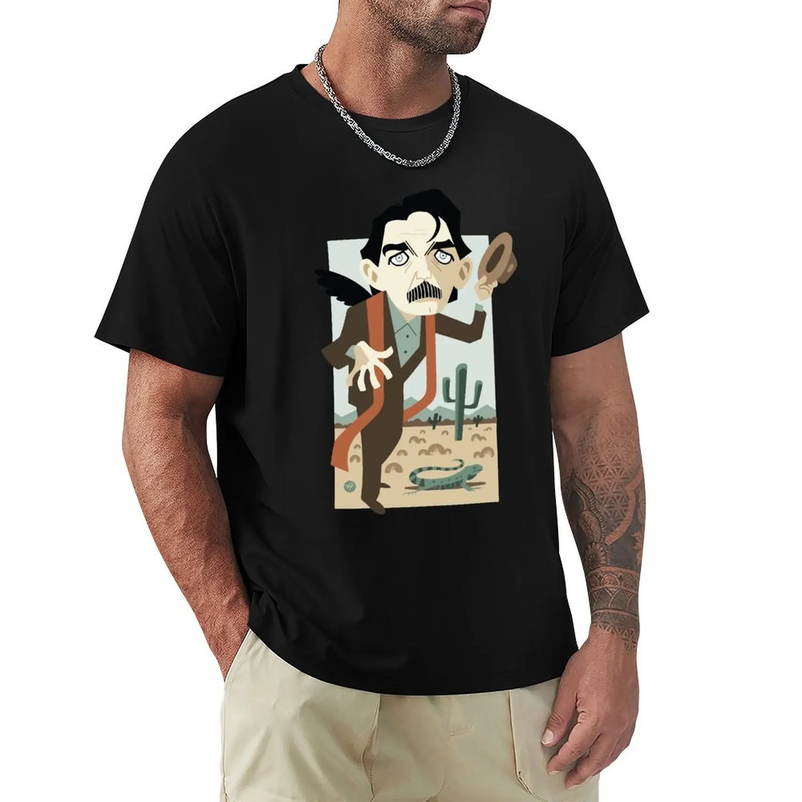 

Counter Culture Magic Band Skipper Album Cover T-Shirt Minimalist Plain Crew Neck T-Shirt