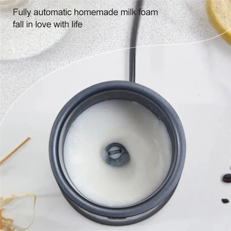 A94E-Coffee Machine Electric Milk Foamer Automatic Hot And Cold Milk Frother For Latte Chocolates Cappuccino Milk Foam Maker US