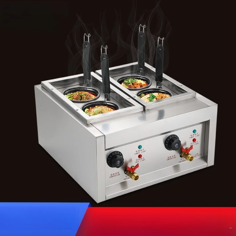 Multifunctional Noodle Cooking Stove Commercial Electric Noodle Cooking Pot Desktop Soup Powder Stove Gas Vegetable