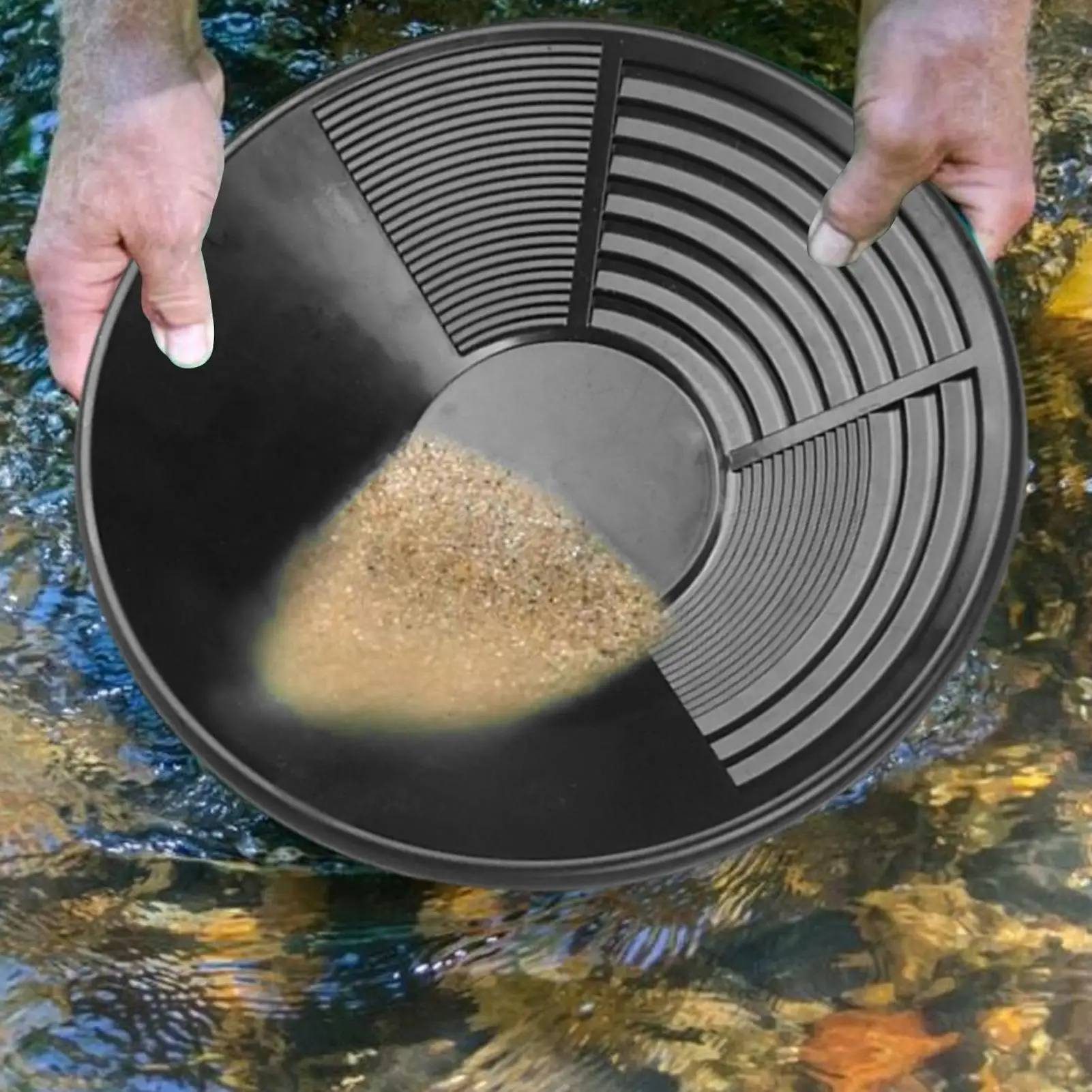 

6PCS Gold Panning Kit For Beginners, Manual Gold Sifting Panning Tool Set With Classifier, River Stream Beach Prospecting