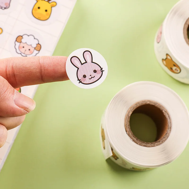 Animal Sticker 500pcs Cartoon Reward Stickers Children Encouragement Sealing Labels Kids Gifts Diary Decorative Teacher Supply