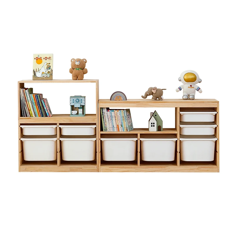 

Children's toy storage cabinet, bookshelf two-in-one storage cabinet, living room TV cabinet