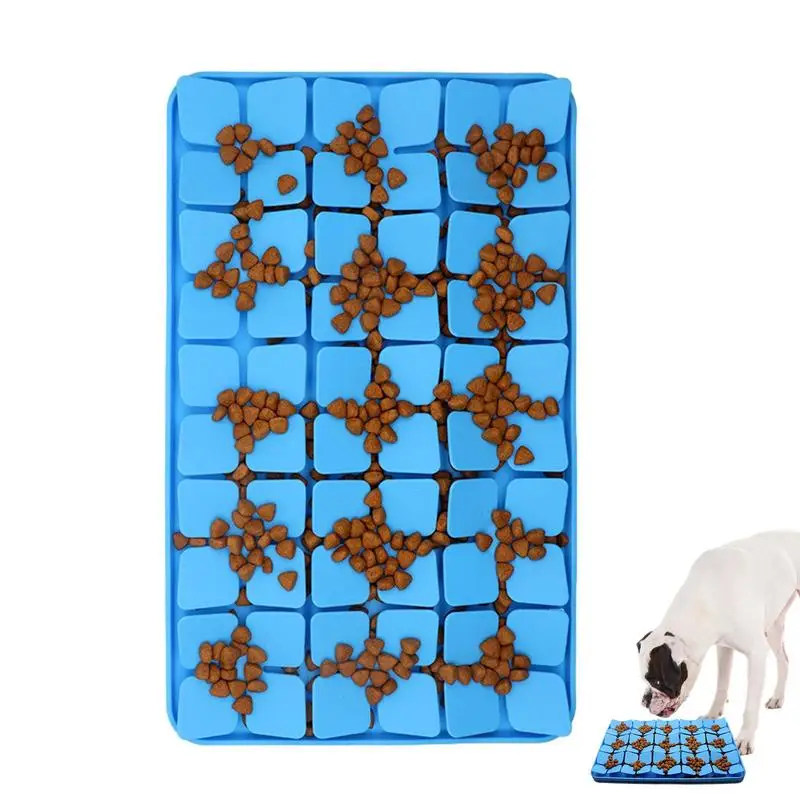 

Lick Pads For Dogs Silicone Dog Lick Mat With Strong Suction Cups Dog Slow Feeders Lick Mat Boredom Reduce Pad For Food Treats