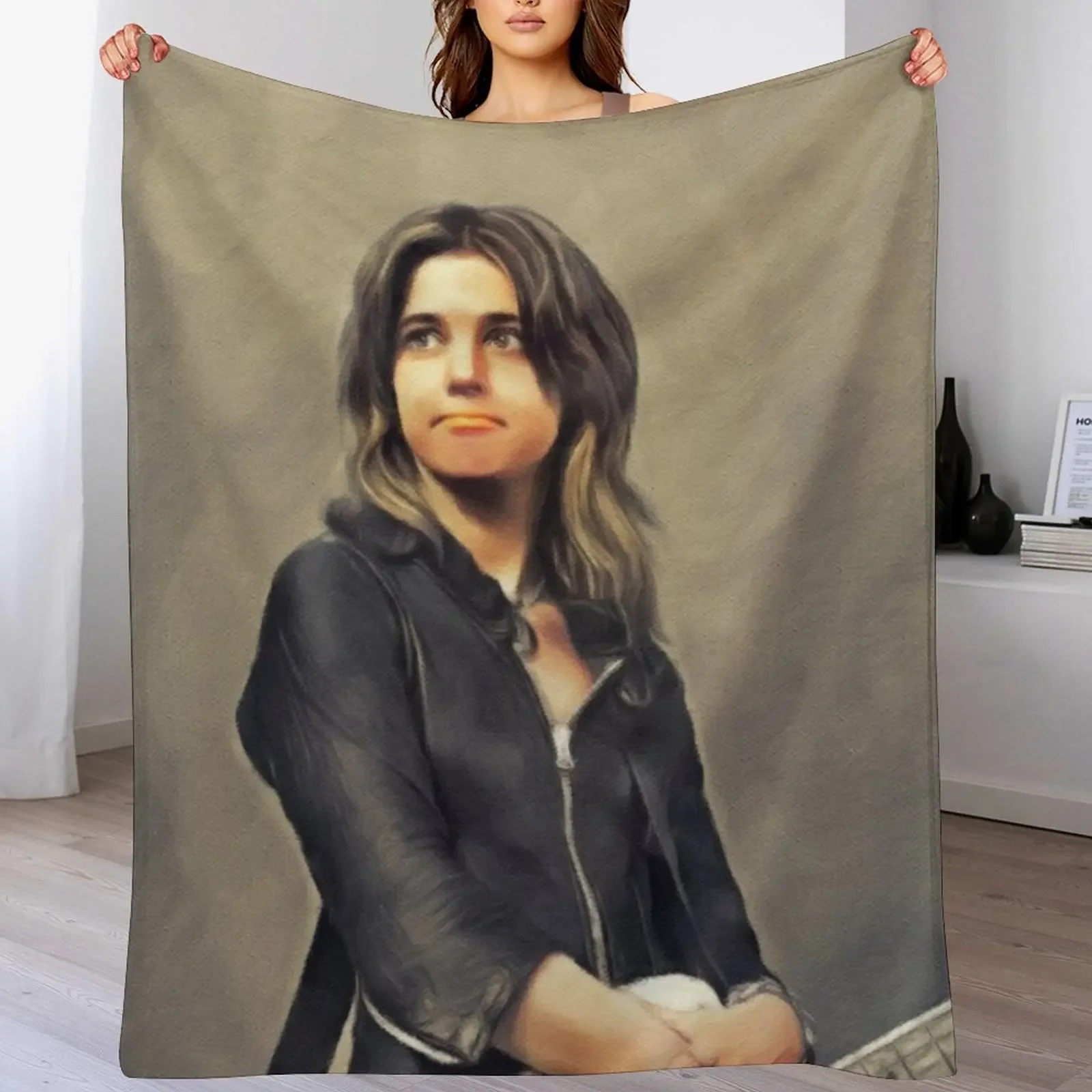 

Suzi Quatro, Music Legend Throw Blanket Soft Big Thermals For Travel Camping Plaid Blankets