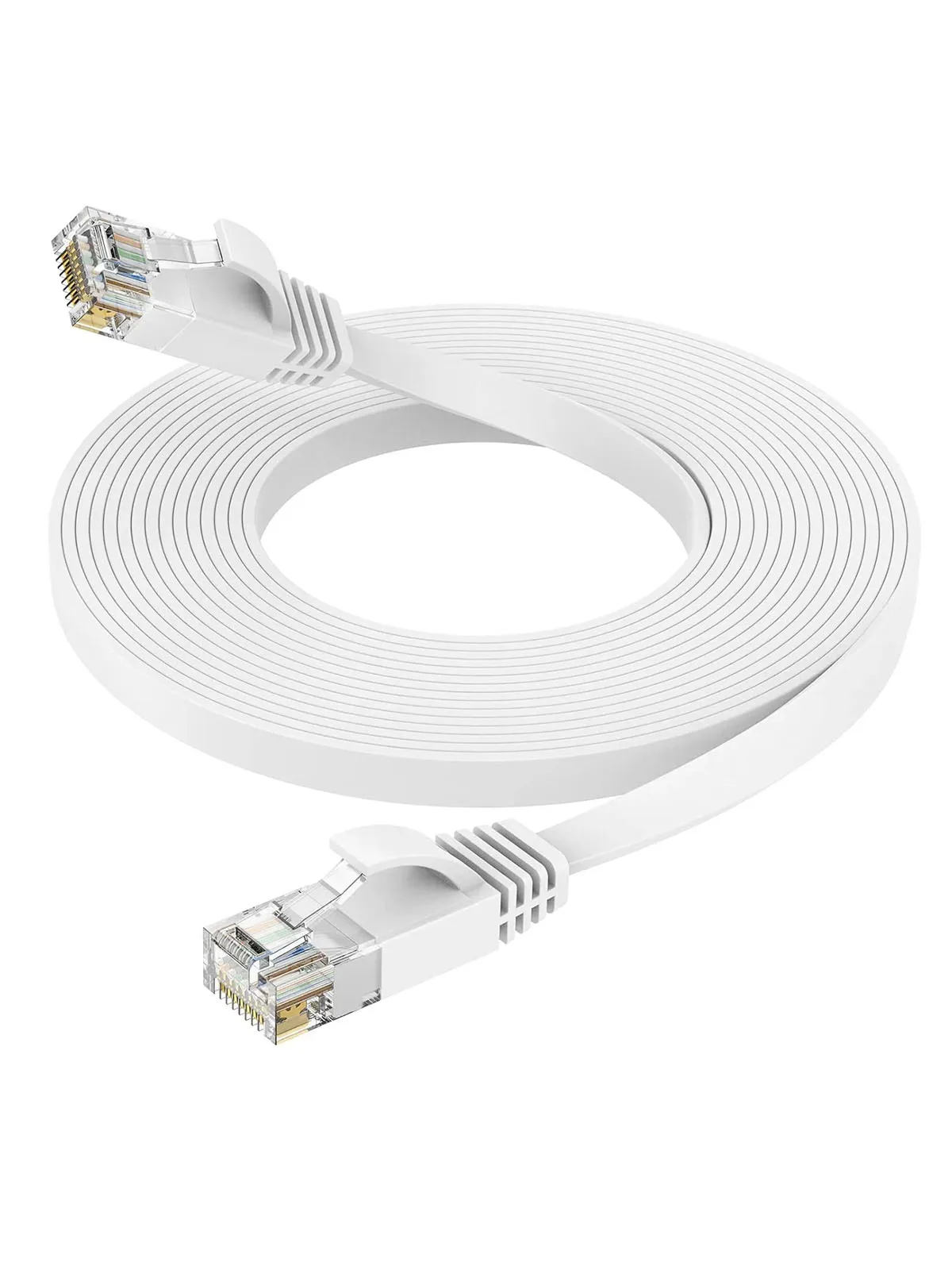 Kabel sieciowy Cat6 Gigabit Broadband Router Network Cable Cat6 Flat Network Cable do laptopa, routera, PC, routera, PS5, długość 0.3m 0.5m 1m 5m 10m 20m 30m — 2
