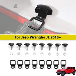 Car Roof Top Fixing Screw Hardtop Nuts Bolts Kit for 2018-2024 Jeep Wrangler JL 2/4-door Trunk Fixed Hook Buckle Accessories