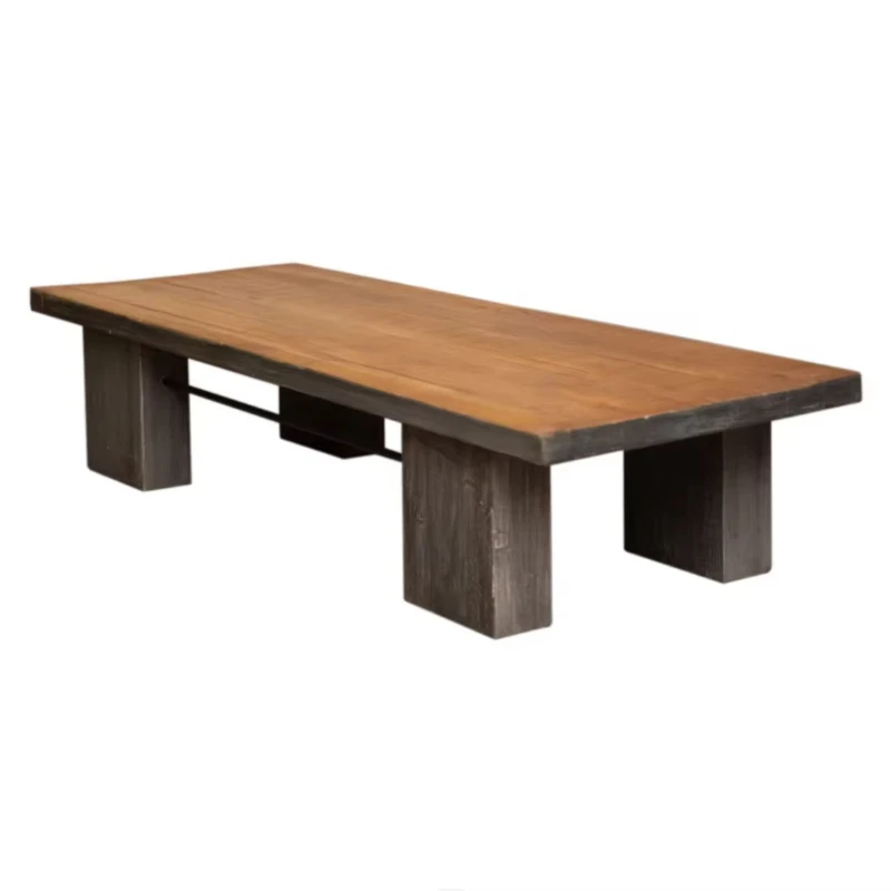 

Environmentally friendly wooden coffee table Handmade wooden coffee table Natural texture wooden