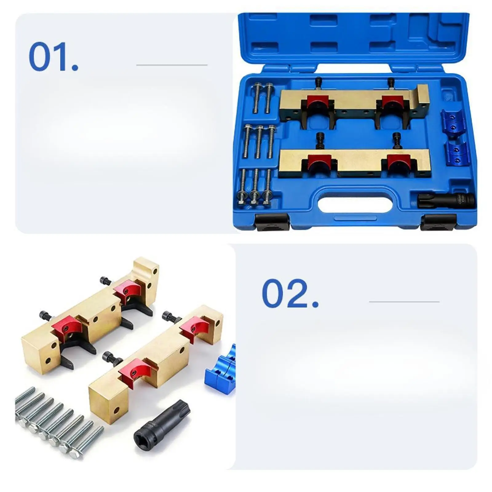 

Mechanical Automotive Tools Engine Timing Pins Steel Repair Kit for M270 M274 Car Engines