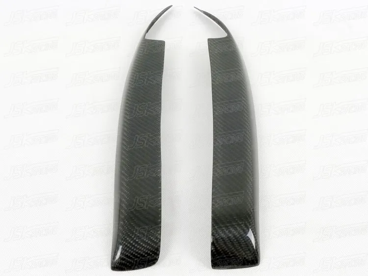 Carbon Fiber Car Front Eyelid Eyebrow Trims for 1989-1994 Nissan Skyline R32 GTR Headlight Eyelids Eyebrow Cover
