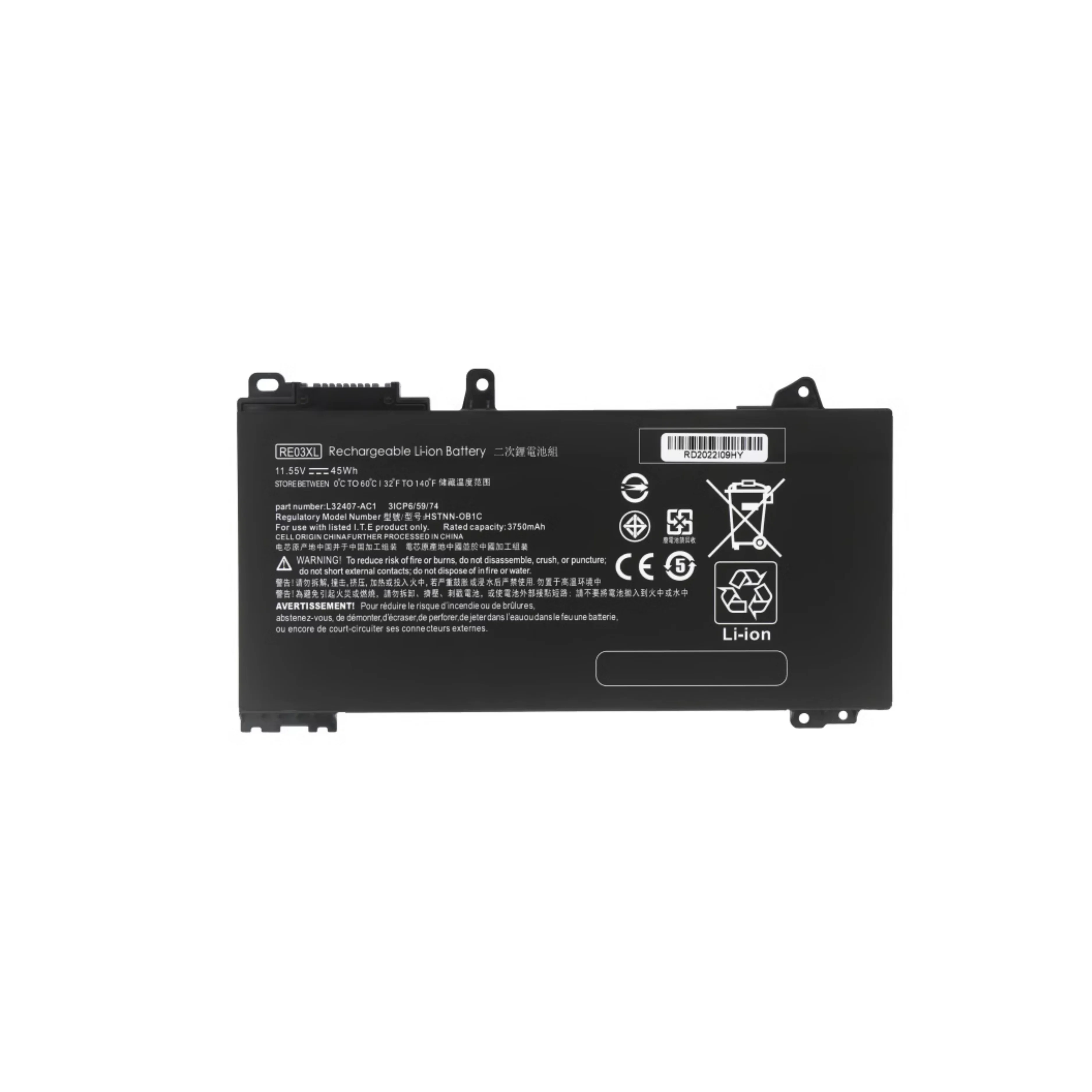 For RE03XL HSN-Q15C/Q17C/Q21C/Q22C L84354-005 L32656-005