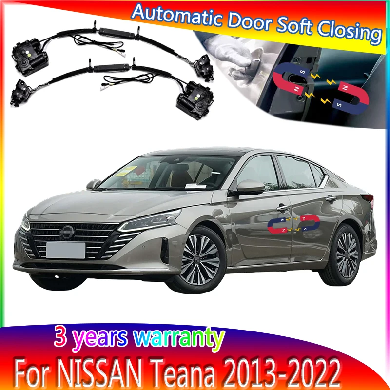 Car Smart Electric Suction Door Refitted Automatic Locks Soft Close Anti Pinch For Nissan Teana 2013-2022 Car Accessories