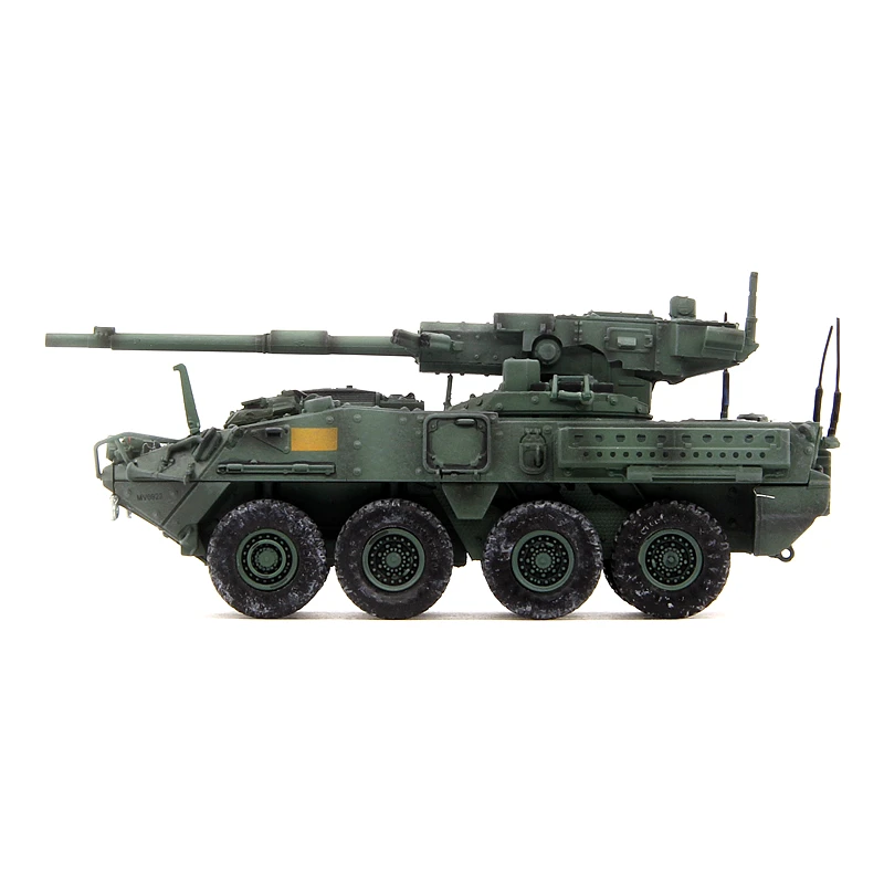 

Diecast 1/72 Scale U.S. Army M1128 MGS Self-propelled Assault Launcher Green Painted Finished Military Combat Vehicle Car Model