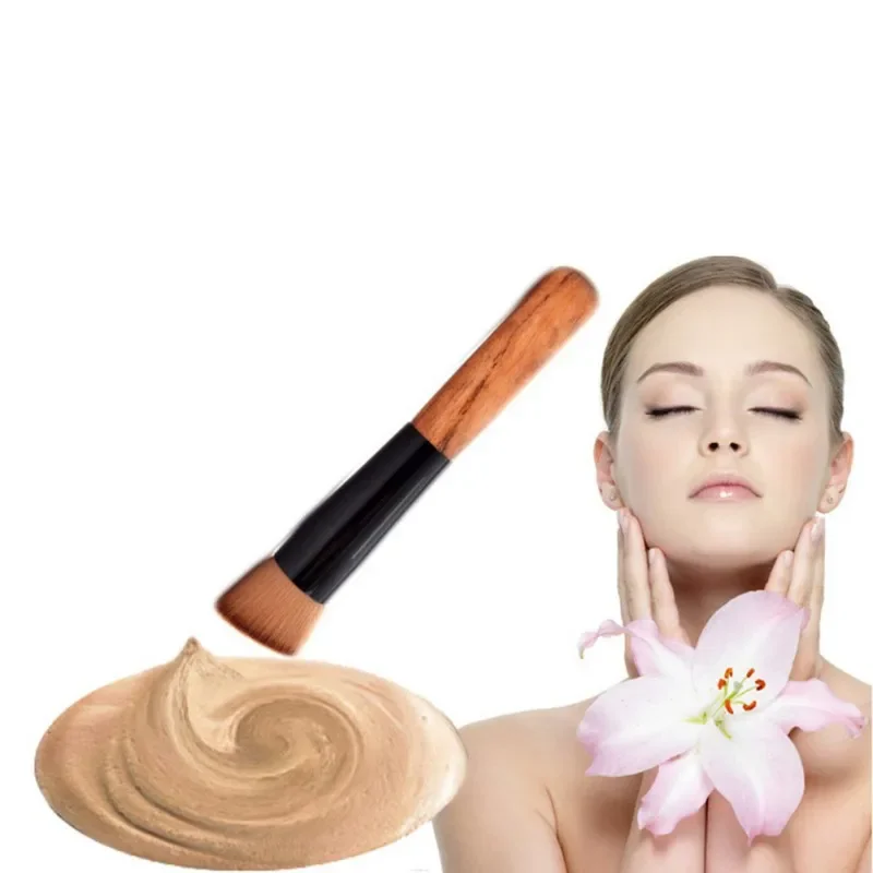 Professional Brushes Wooden Handle Make Up Brushes Foundation Powder Concealer Blush Powder Tool