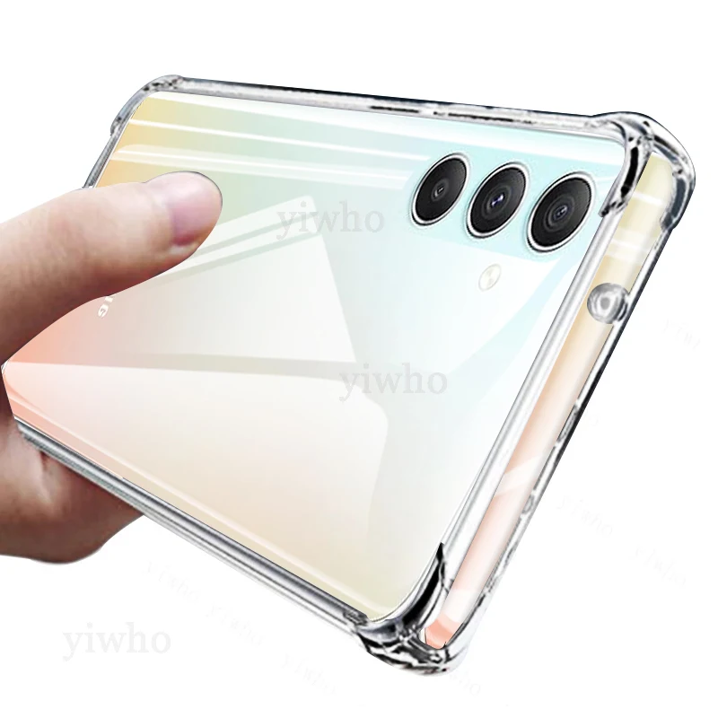 Luxury Clear Soft Silicone Case For Samsung a34 5g Shockproof Transparent For Galaxy A 34 5G Mobile Phone Cases back Covers