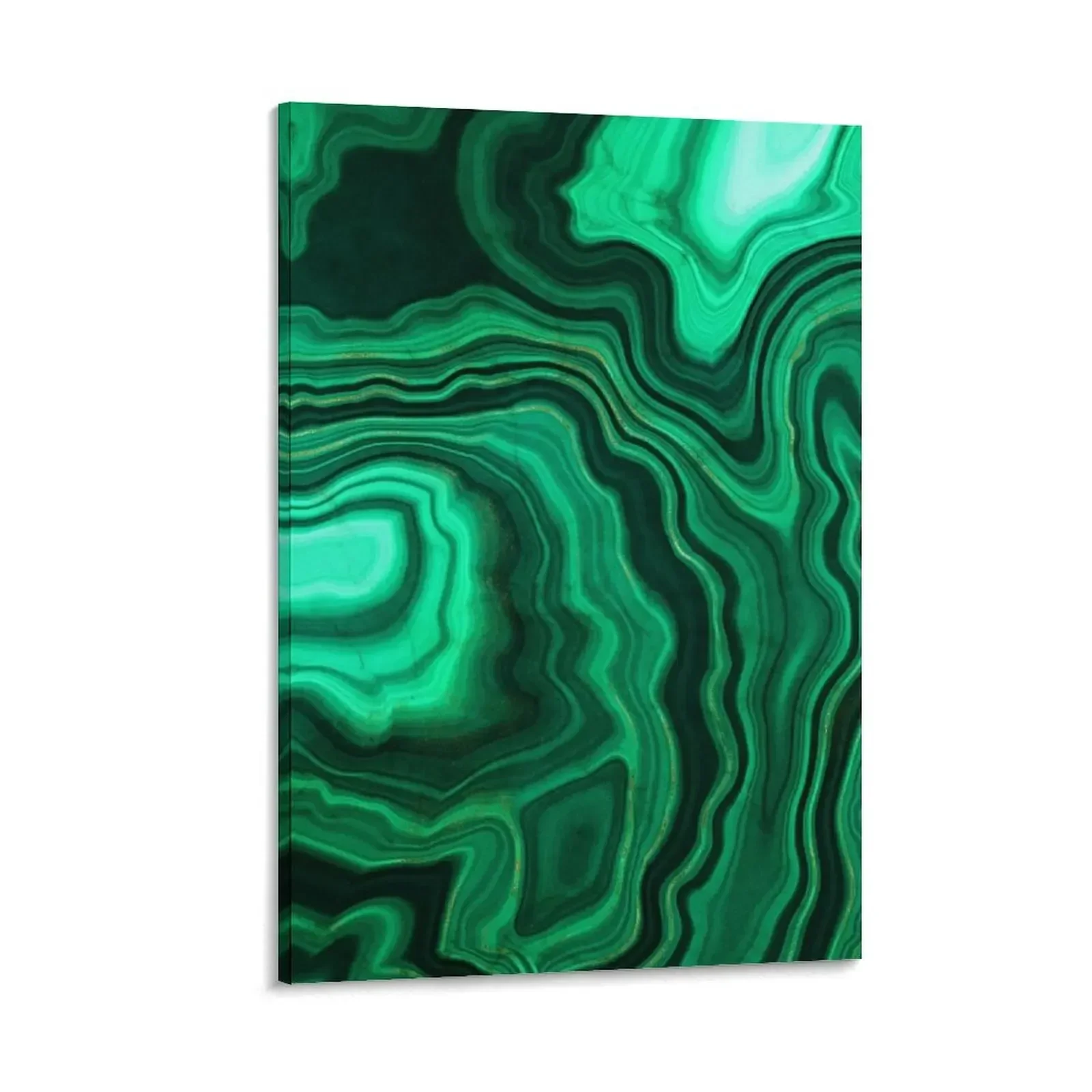 

Malachite Green Faux Marble with Gold Veins III Canvas Painting paintings wall decor anime posters wall decoration paintings