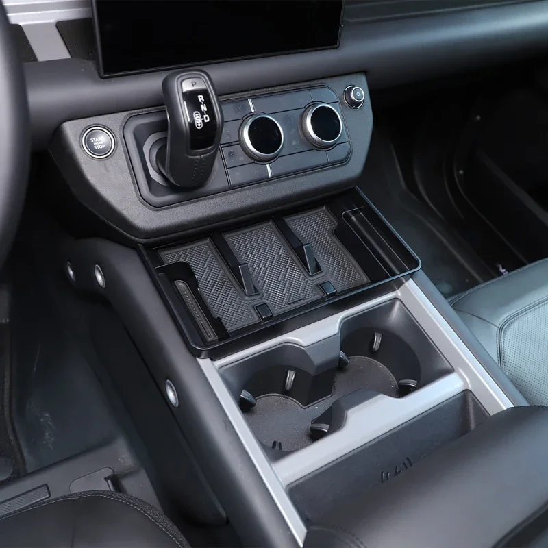 

ABS Car Center Console Upper Armrest Box Storage Box Phone Box Interior Car Accessories For Land Rover Defender 90 110 130 2025