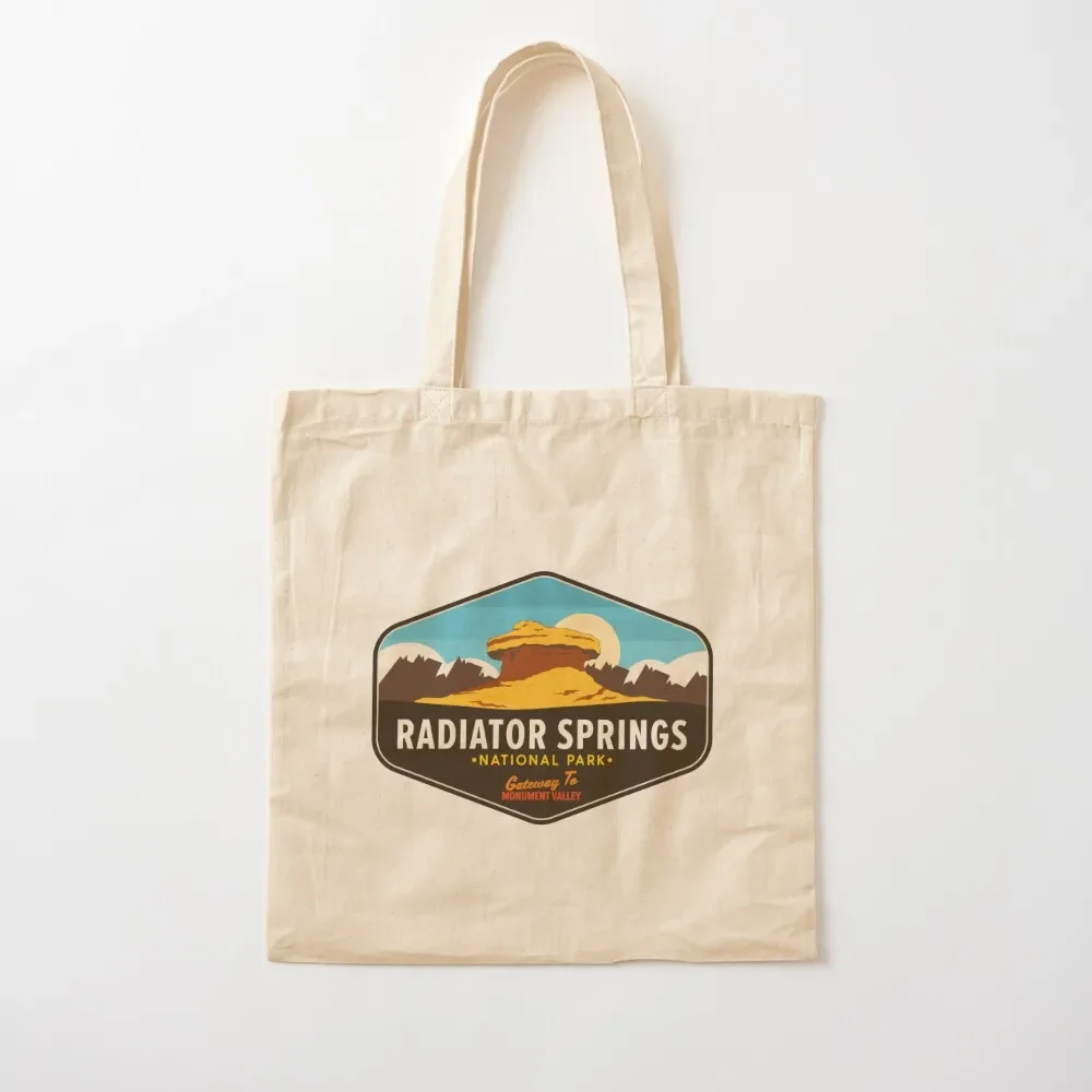 Radiator Springs National Park: Gateway to Monument Valley Tote Bag tote bags men hand bags bags woman 2025 Canvas Tote Bag