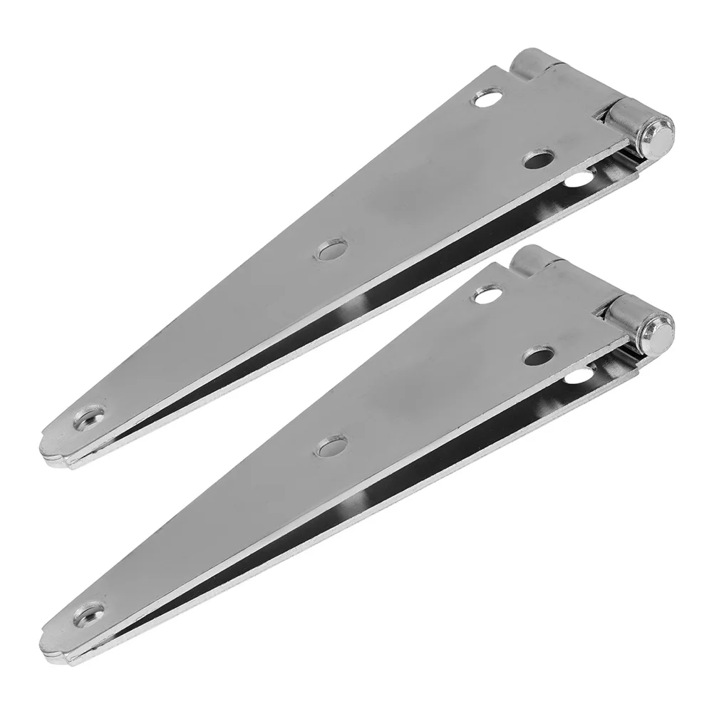 

2Pcs Heavy Duty Hinges 5 Inch Zinc Coated Strap for Garden Gate Garage Door Barn Cabinet Stable Swing Multipurpose Outdoor Use