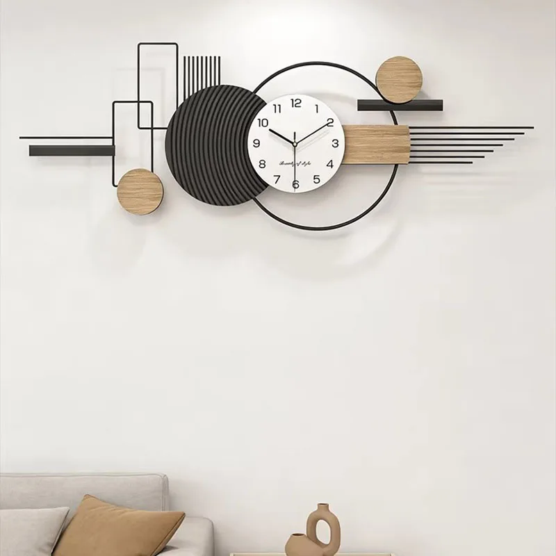 Y*-Minimalist Silent Clock Wall Creative Simple Modern Interior Wall Watch Aesthetic High Quality Relogio De Parede Home Design