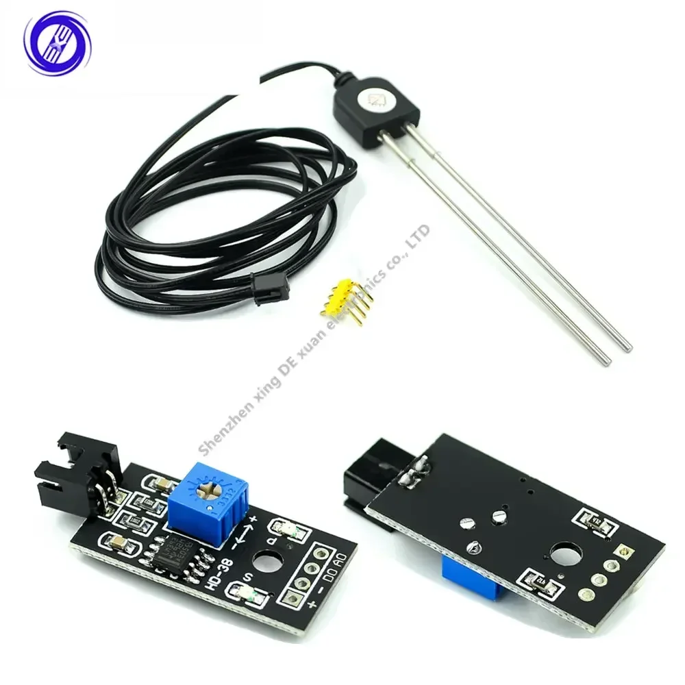 10PCS Soil Moisture Sensor and Soil Detector Module Moisture Test Soil Humidity Test Corrosion Resistance Probe for Arduino