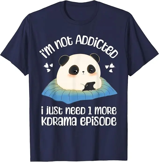 Niedliches Kdrama-Merch Panda Koreanisches Drama K-Drama-Merchandise T-Shirt Y2k Cartoon Panda Kpop Mode Spruch T-Shirt Persönlichkeits-T-Shirts – Detail 16
