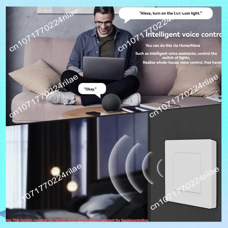 A17Z Tuya Wifi Smart Light Switch Dimmer Switch Smart Life APP Remote Control Work With Alexa Google B
