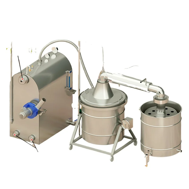 LMM large winery brewing machine commercial 304 wine steamer small workshop smokeless backburning boiler