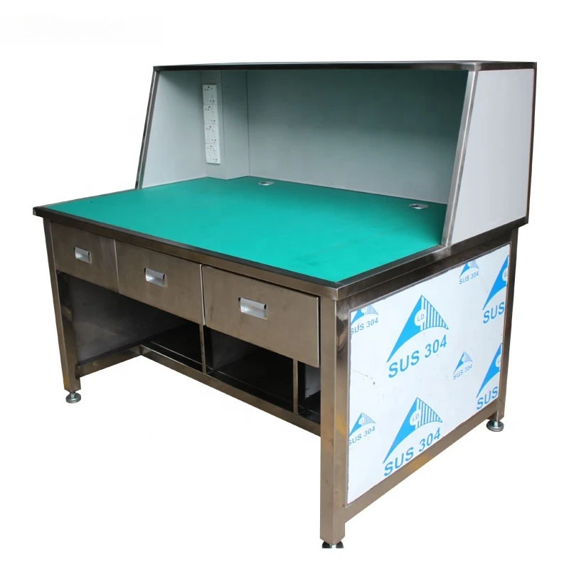 Stainless steel work ** vertical multi-function workbench Customized assembly line workbench