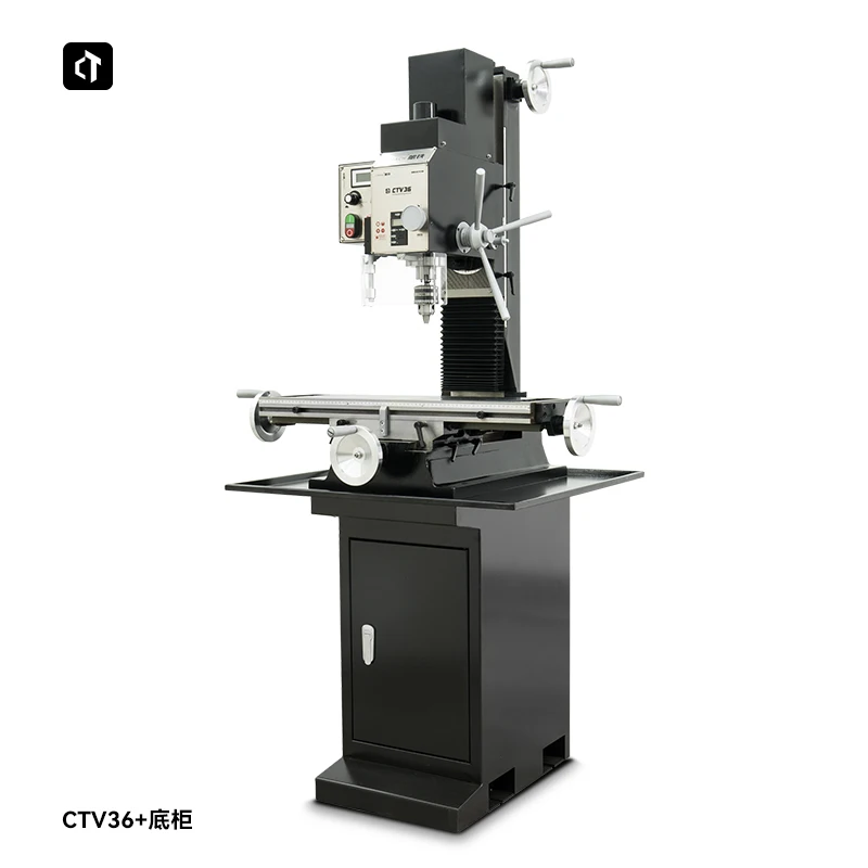 CTV36 Mini Milling Machine Benchtop Milling Drilling Machine Mini Mill Drill 1500w Brushless Motor 100-2250rpm Variable Speed