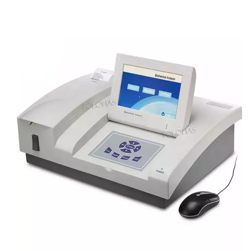 LHW168 Touch Screen Semi Automatic Veterinary Biochemistry  Clinical Vet Lab Testing Machine