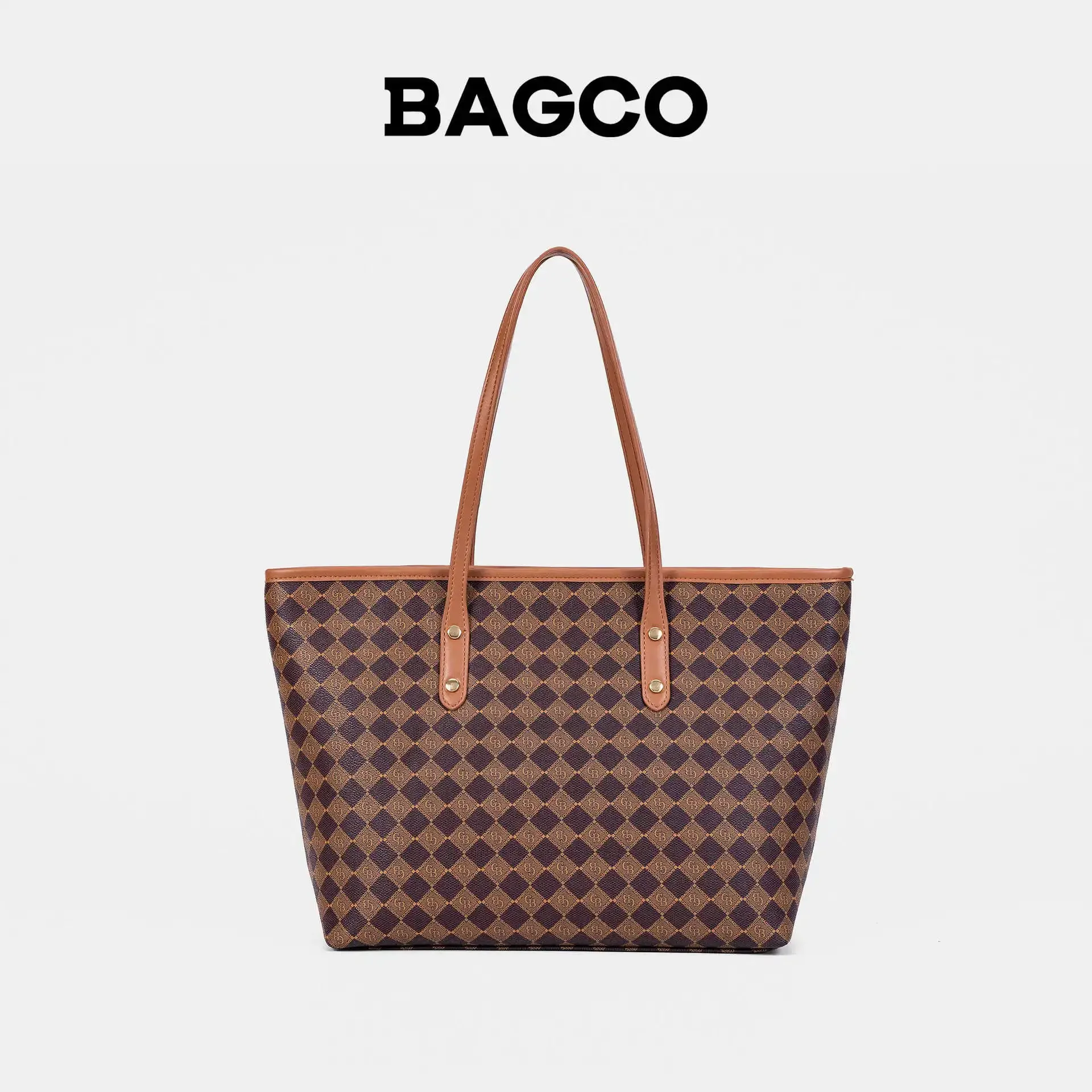 

BAGCO | Printed Vintage Woven Tote Bag