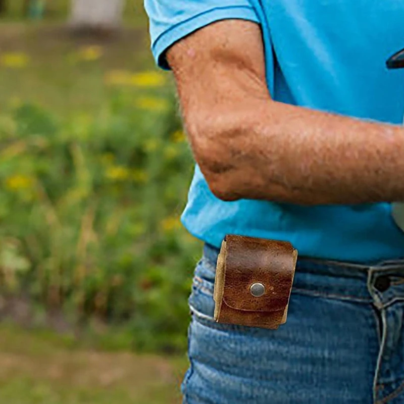 Pu Lederen Riem Kleine Tas Foeraging Tas Was Canvas Fruit Plukzak Voor Fruit Bessen Plukken Foerageertas