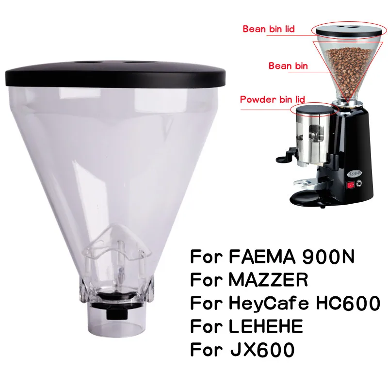 Coffee Beans Storage Container, Bean Bin, Grinder Storage, FAEMA 900N, MAZZER, HeyCafe, HC600, LEHEHE, JX600